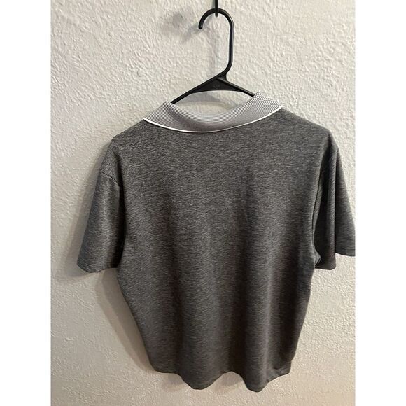 Perry Ellis Polo‎ Shirt Men's Size Charcoal Gray Golf - Picture 4 of 6